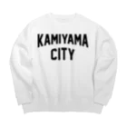 JIMOTOE Wear Local Japanの上山市 KAMIYAMA CITY Big Crew Neck Sweatshirt