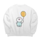 もちもちハウスのコロちゃんと風船 Big Crew Neck Sweatshirt