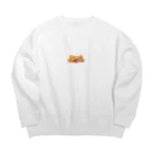 沖縄大好きシーサーちゃんの仲良しシーサーちゃん Big Crew Neck Sweatshirt