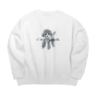 ぽぽっとツイてるのI love Toypoodle⭐︎2 Big Crew Neck Sweatshirt