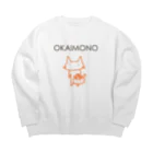 さくらもち市長のSUZURI商店の猫ちゃんさんのお買いもの Big Crew Neck Sweatshirt