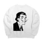 山形屋米店のサルバドール・ダリ(Salvador Dalí) Big Crew Neck Sweatshirt