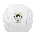 目張屋の天地開闢 Big Crew Neck Sweatshirt