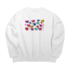 🐢かめきち🐬の6月限定かめぱら!! Big Crew Neck Sweatshirt