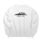 CHIYONの【只見線】第五只見川橋梁とキハ40🚃 Big Crew Neck Sweatshirt