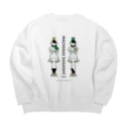 38　サンパチのまちがいさがしシリーズ#02「双子コーデ」カラーB Big Crew Neck Sweatshirt