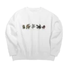 あめみやの先輩ワニたち Big Crew Neck Sweatshirt