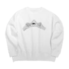 Michi Matotaniのまなざし Big Crew Neck Sweatshirt