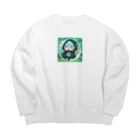 スライムバケツ店の月崎家しょごすらいむB面 Big Crew Neck Sweatshirt