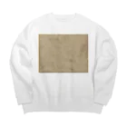 下田村の高級手漉き和紙 Big Crew Neck Sweatshirt