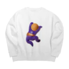 下田村のさるっこ風フィギュア Big Crew Neck Sweatshirt