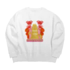 中華呪術堂（チャイナマジックホール）の【前面】彼は女色を好まず Big Crew Neck Sweatshirt