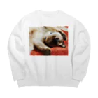 モカちゃんのモカの舌　出しっぱなしシリーズ Big Crew Neck Sweatshirt