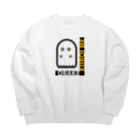 高堂玲/イラストの方の黄色い目のオバケ Big Crew Neck Sweatshirt