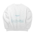 TAISHA STUDIOの雨音散歩。街並み Big Crew Neck Sweatshirt