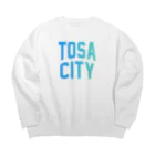 JIMOTOE Wear Local Japanの土佐市 TOSA CITY Big Crew Neck Sweatshirt