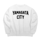 JIMOTOE Wear Local Japanの山県市 YAMAGATA CITY Big Crew Neck Sweatshirt