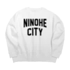 JIMOTOE Wear Local Japanの二戸市 NINOHE CITY Big Crew Neck Sweatshirt