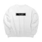 FUCKINONのじっぱー２ Big Crew Neck Sweatshirt