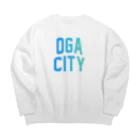 JIMOTOE Wear Local Japanの男鹿市 OGA CITY Big Crew Neck Sweatshirt