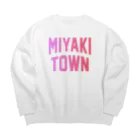 JIMOTOE Wear Local Japanのみやき町 MIYAKI TOWN Big Crew Neck Sweatshirt