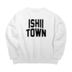JIMOTO Wear Local Japanの石井町 ISHII TOWN Big Crew Neck Sweatshirt