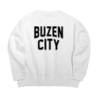 JIMOTOE Wear Local Japanの豊前市 BUZEN CITY Big Crew Neck Sweatshirt