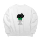 小田晃生のほうれんそう Big Crew Neck Sweatshirt