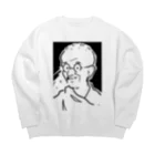 山形屋米店のマハトマ・ガンディー(Mahatma Gandhi) Big Crew Neck Sweatshirt