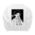 山形屋米店のニコラ・テスラ（Nikola Tesla） Big Crew Neck Sweatshirt