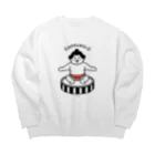 CORUNDUM SHOPのDOSUKOI Big Crew Neck Sweatshirt