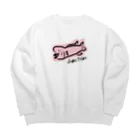 どうぶつYAの山ありコブダイ Big Crew Neck Sweatshirt