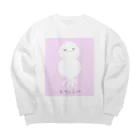 さきまるらんどのもちくらげちゃん Big Crew Neck Sweatshirt