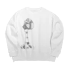 Mekki屋さんのハンディファン Big Crew Neck Sweatshirt