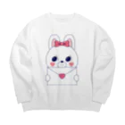 きっちゃんのときめきショップのラブレター Big Crew Neck Sweatshirt