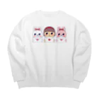 きっちゃんのときめきショップのラブレター(集合) Big Crew Neck Sweatshirt