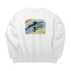 おのや神具仏具店の縁起のよい夢を Big Crew Neck Sweatshirt