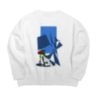 花瓶の疑問の過剰摂取 Big Crew Neck Sweatshirt