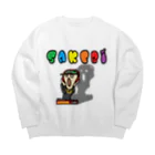 こねこちゃんのムンク　叫び Big Crew Neck Sweatshirt