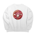 個人Vtuberテンタクル七海ショップSUZURI支店のまんまるテンタクル七海 Big Crew Neck Sweatshirt