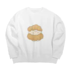 さきまるらんどのシュークリームのくりむちゃん Big Crew Neck Sweatshirt