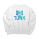 JIMOTOE Wear Local Japanの大野町 ONO TOWN ビッグシルエットスウェット