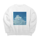 高堂玲/イラストの方のアオゾラを閉じ込めて Big Crew Neck Sweatshirt