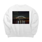 ぴー様と髭男の夜の反射する光 Big Crew Neck Sweatshirt