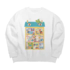 すずきいときちのウェルカム アパートメント Big Crew Neck Sweatshirt