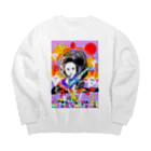 AkironBoy's_Shopのシングルゴーストライター　【Single Ghost Writer‼︎】 Big Crew Neck Sweatshirt