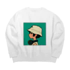 美好よしみのJockey Big Crew Neck Sweatshirt