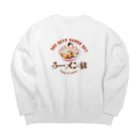 chicodeza by suzuriのラーメン好きに Big Crew Neck Sweatshirt