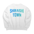 JIMOTOE Wear Local Japanの白石町 SHIRAISHI TOWN Big Crew Neck Sweatshirt