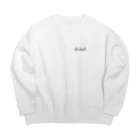 puikkoのアラビア語　アルハムドゥリッラー（ワンポイント） Big Crew Neck Sweatshirt